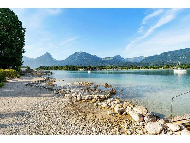 Immobilie in Ried - WOHNEN AM WOLFGANGSEE - ZWEITWOHNSITZ!2-Zimmer Wohnung mit direktem Seezugang - Bild 1