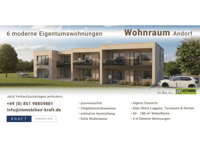 Immobilie in Andorf - 3-Zimmer-Neubauwohnung mit sonniger Loggia zu verkaufen! - Bild 4