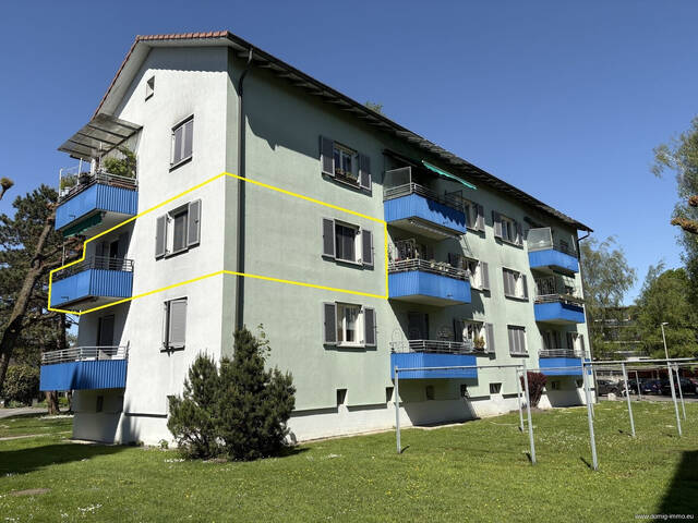Immobilie in Lustenau - Modernisierte 3-Zimmer-Wohnung mit Balkon und Pelletofen in Lustenau - Bild 0