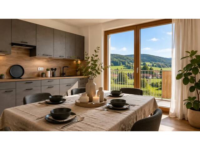 Immobilie in Schlierbach - Neubau | Drei Zimmer, ein echtes Zuhause - mit Außenbereich und Grünblick - Bild 0