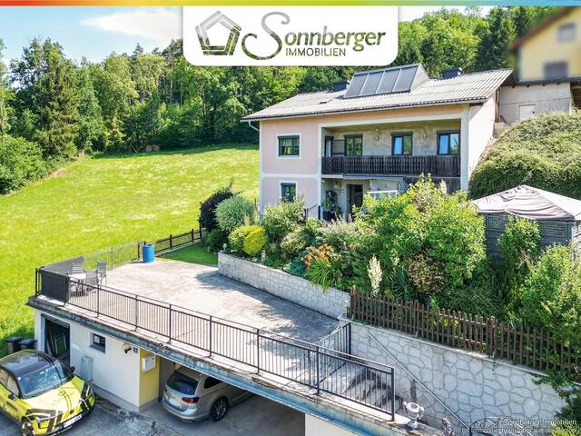 Immobilie in Gusen - REHGEFLÜSTER – Familienhaus mit unverbaubarem Blick ins Grüne in St. Georgen/Gusen - Bild 0