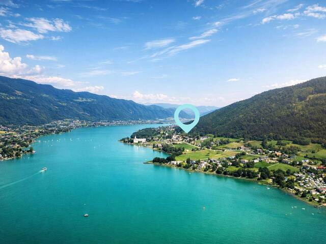 Immobilie in Ossiach - Exklusive Gartenwohnung - in Ossiach – Seeblick & ZWEITWOHNSITZ - Bild 0