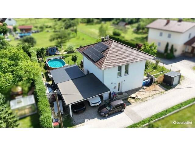 Immobilie in Wasserhofen - Stilvolles Wohnen nahe dem Klopeiner See - modernes Einfamilienhaus in Wasserhofen bei St. Kanzian - Bild 2