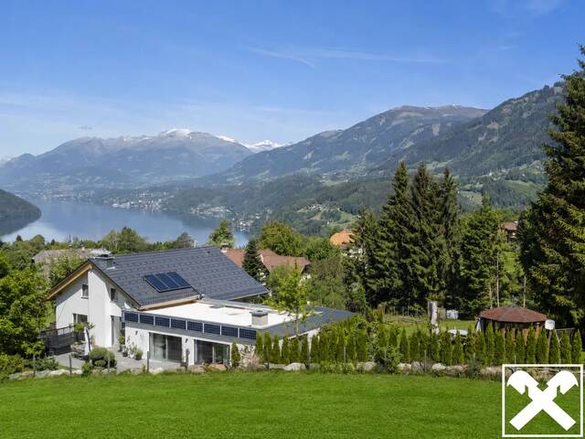 Immobilie in Döbriach - Wohnen, wo andere Urlaub machen – Traumhaus in Panoramalage - Bild 0