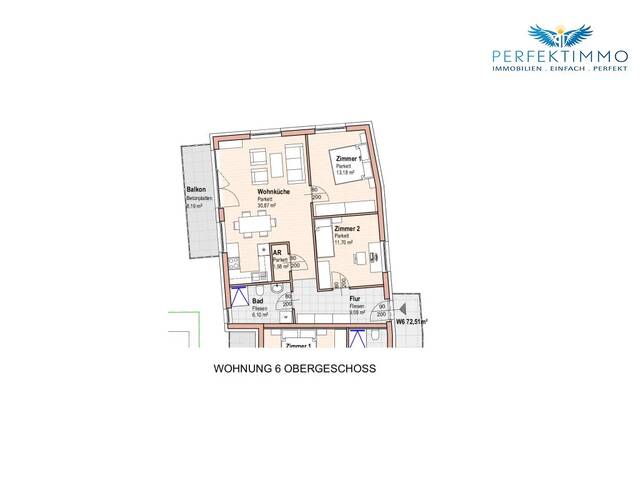 Immobilie in Mötz - Mehr Wohnqualität mit Balkon und Wohnbauförderung - Top 6 - Bild 4