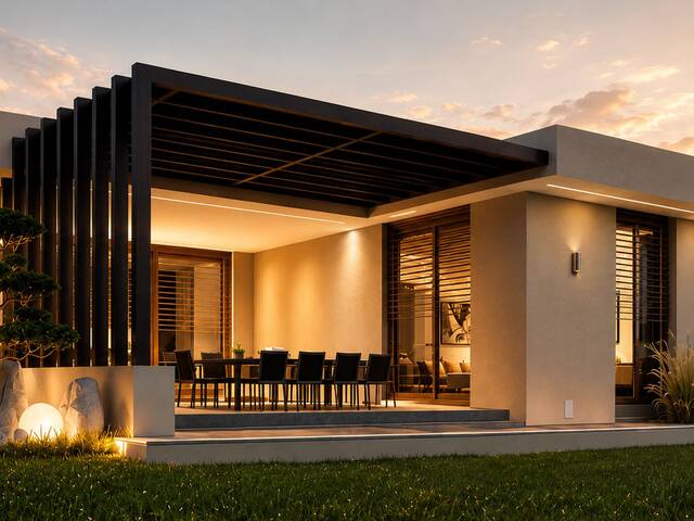 Immobilie in Gemeinlebarn - Moderner Design-Bungalow in nachhaltiger Massivholzbauweise - Exklusives Wohnen auf einer Ebene - Bild 0