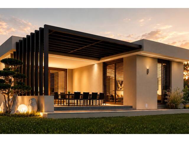 Immobilie in Gemeinlebarn - Moderner Design-Bungalow in nachhaltiger Massivholzbauweise - Exklusives Wohnen auf einer Ebene - Bild 3