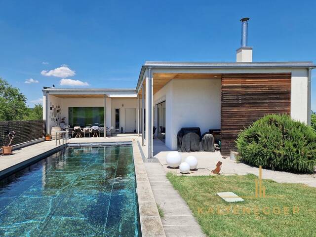 Immobilie in Forchtenstein - LEBENSQUALITÄT PUR: Designerhaus mit Naturpool und ganz viel grüner Oase - Bild 1