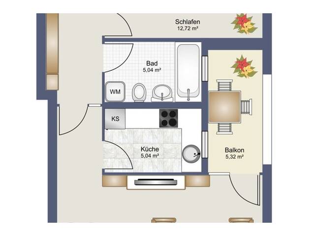 Immobilie in Höchst - Moderne 2-Zimmer-Wohnung für Single oder Paare - Bild 4
