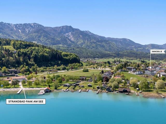 Immobilie in Faak am See - Schöner wohnen nahe dem türkisblauen Faaker See - charmante Gartenwohnung mit Hauscharakter - Bild 0