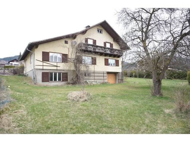 Immobilie in Aflenz - Ein- bzw. Zweifamilienwohnhaus mit großem Grundstück und Doppelgarage - Bild 0