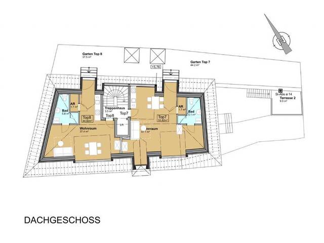 Immobilie in Dürnstein - Exklusive Dachgeschosswohnung mit Eigengarten im Herzen von Dürnstein - Bild 2
