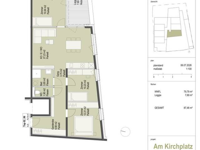 Immobilie in Wattens - Am Kirchplatz - Neubauprojekt in Wattens - Zentrum - Bild 2