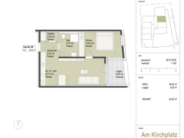 Immobilie in Wattens - Am Kirchplatz - Neubauprojekt in Wattens - Zentrum - Bild 2