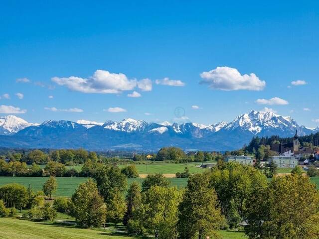 Immobilie in Neukirchen bei Lambach - Wie Erstbezug! Renovierter Bungalow mit Panoramablick, großem Garten, Vollkeller, Doppelgarage, uvm. - Bild 1
