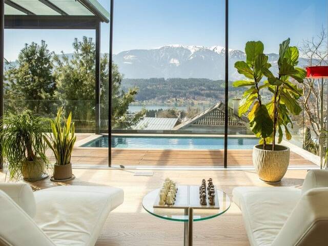 Immobilie in Seeboden am Millstätter See - Architektenvilla in Bestlage - Millstätter See zu Ihren Füßen - Bild 2
