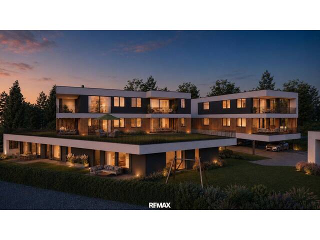 Immobilie in Bad Ischl - NEUBAU! Noch 3 Wohnungen verfügbar! - Modernes Wohnen mit überdachter Terrasse (TOP12) und Weitblick in Bad Ischl - Bild 1