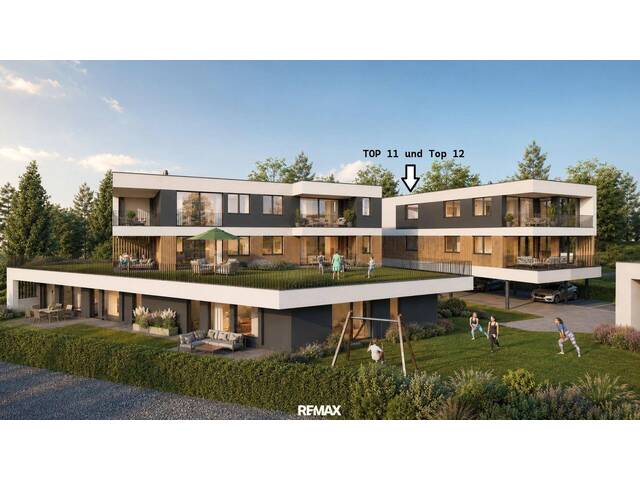 Immobilie in Bad Ischl - NEUBAU! Noch 3 Wohnungen verfügbar! - Modernes Wohnen mit überdachter Terrasse (TOP12) und Weitblick in Bad Ischl - Bild 3