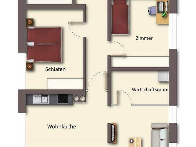 Immobilie in Bad Ischl - NEUBAU! Noch 3 Wohnungen verfügbar! - Modernes Wohnen mit überdachter Terrasse (TOP12) und Weitblick in Bad Ischl - Bild 4