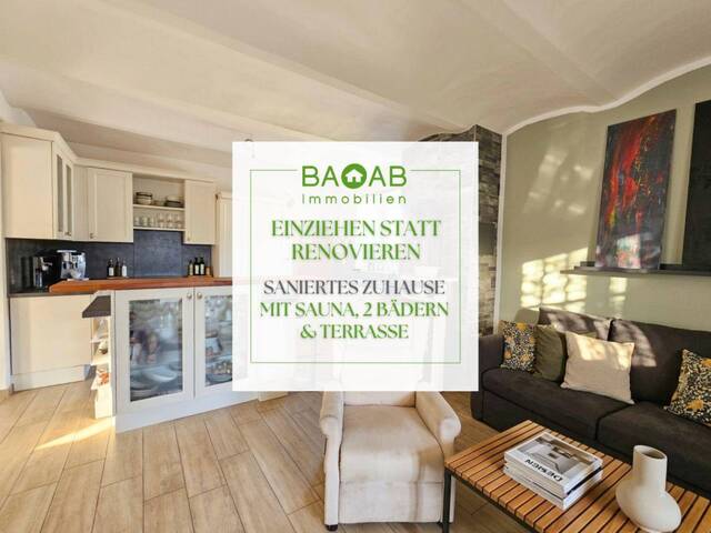 Immobilie in Gurk - Einziehen statt renovieren: Saniertes Zuhause mit Sauna, 2 Bädern & Terrasse - Bild 0
