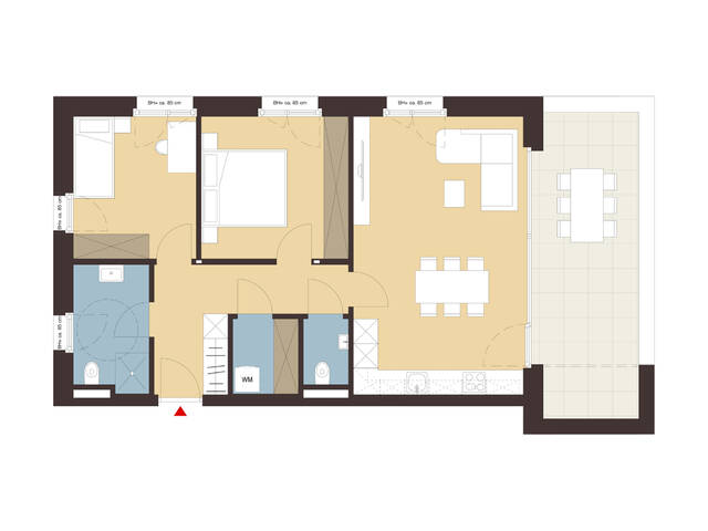 Immobilie in Sulzberg - 3-Zimmer Terrassenwohnung | B04 - Bild 2