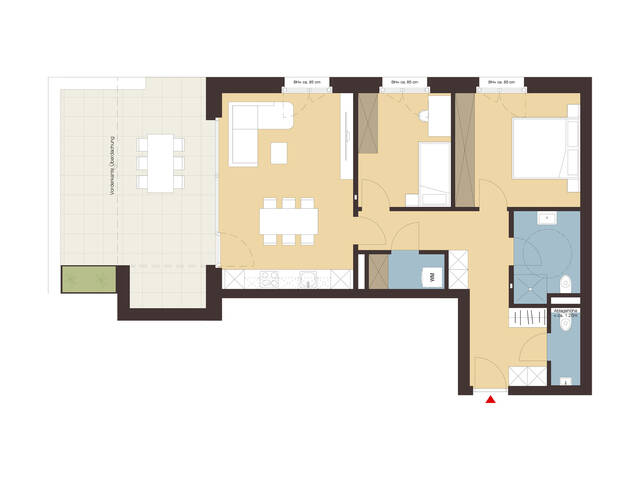 Immobilie in Sulzberg - 3-Zimmer Terrassenwohnung | B03 - Bild 2