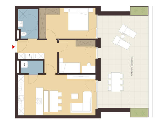 Immobilie in Sulzberg - 3-Zimmer Terrassenwohnung | B02 - Bild 2
