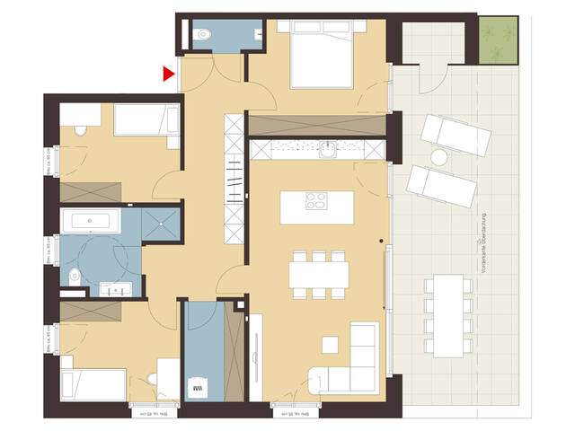 Immobilie in Sulzberg - 4-Zimmer Dachgeschosswohnung | B08 - Bild 2