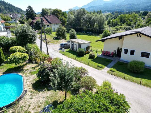 Immobilie in Finkenstein - Nähe Faaker See Gartenparadies mit Pool und überdachter Terrasse! - Bild 2