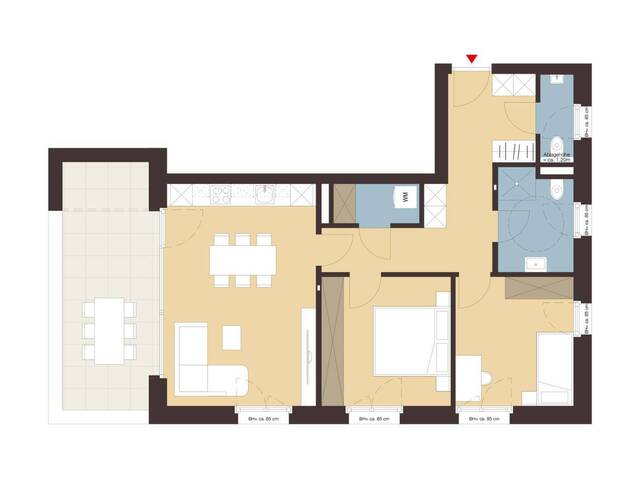 Immobilie in Sulzberg - 3-Zimmer Terrassenwohnung | A04 - Bild 2
