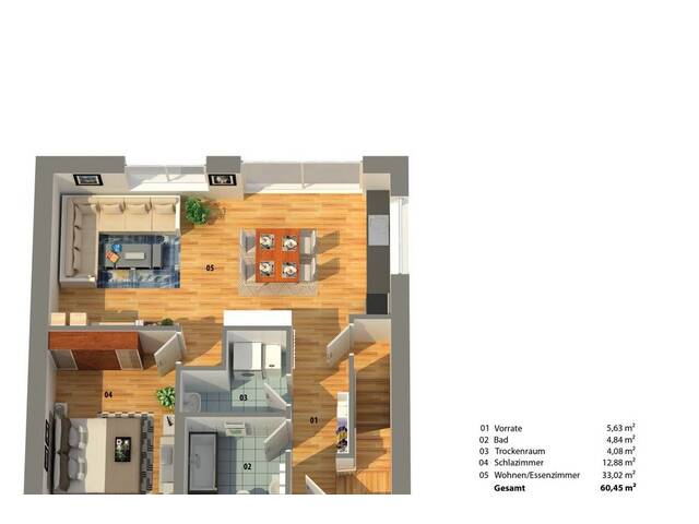 Immobilie in Bruck an der Leitha - Erstbezug! Traumhafte Maisonettewohnung mit Terrasse, 4-Zimmer über 2 Ebenen in Bruck an der Leitha - Bild 3