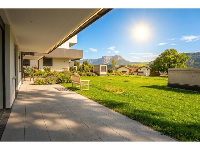 Immobilie in Mondsee - Nur noch wenige Wohnungen frei! PROVISIONSFREI! 2 Zimmer Gartenwohnung in Mondsee - Erstbezug mit Top-Ausstattung - BAURECHTOBJEKT - Bild 3