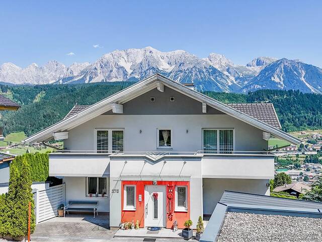 Immobilie in Rohrmoos - Traumaussicht & Pistenähe Großzügige 132 m² Wohnung mit eigenem kl. Gäste- Apartement - Bild 1