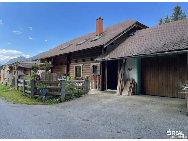 Immobilie in Lendorf - Ihr neues Zuhause in Rojach in der Gemeinde Lendorf - Holzblockhaus mit uriger Gemütlichkeit und kurzem Weg nach Spittal/Drau - Bild 1