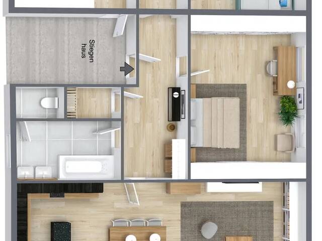 Immobilie in Seiersberg - Hausetage mit 4 Zimmern in Seiersberg - mit Balkon, Eigengarten und Garage in absoluter Ruhelage - Bild 1