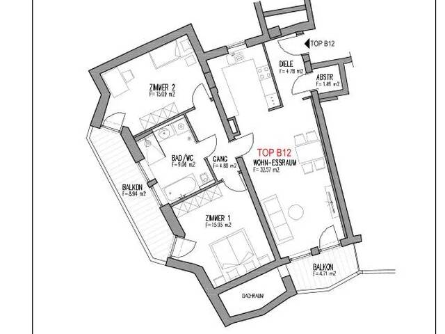 Immobilie in Mariatal - Premium-Wohnung im Dachgeschoss mit Panoramablick Top B12 – „Die Sonnenuhr, Kramsach - Bild 3