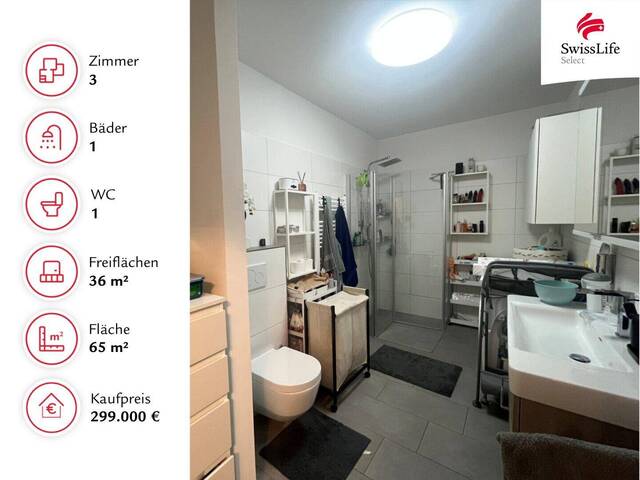 Immobilie in Wolfern - Modern & gemütlich -- 3-Zimmer-Wohnung mit Garten, Garage & Carport (BJ 2022) - Bild 1