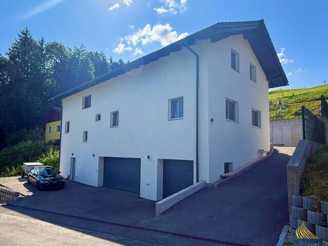 Immobilie in Puchkirchen - Modernes Einfamilienhaus mit Photovoltaik, 3 Garagen und großer Sonnenterrasse - Bild 0