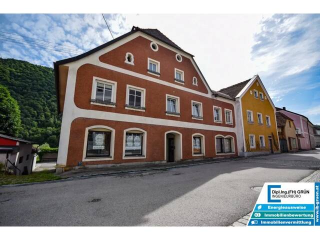 Immobilie in Engelhartszell - Ehemaliges Apothekerhaus an der Donau - viel Platz für Ihre Wohnideen - Bild 0