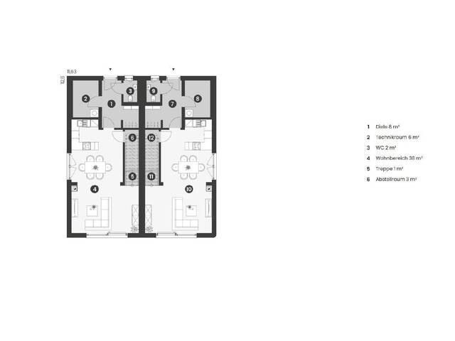 Immobilie in Reidling - Neubau: Doppelhaushälfte 119 m² mit Garten in Sitzenberg-Reidling - Bild 2