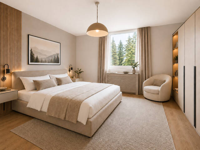 Immobilie in Mösern - Stilvolle 3-Zimmer-Wohnung mit Südbalkon und grandiosem Alpenblick - Freizeitwohnsitz - Bild 4