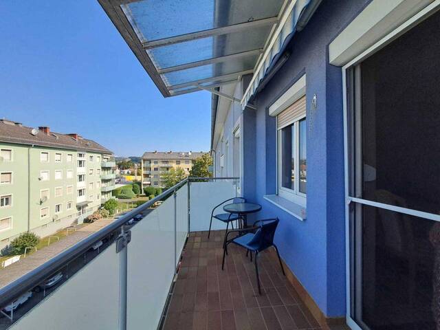 Immobilie in Fehring - NATURNAH-STADTNAH, sonnige 3ZI mit Balkon 3./letzter Stock, schöne Aussichtslage, Carport - Bild 4