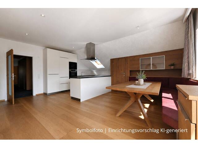 Immobilie in Mieders - Außergewöhnliche Dachgeschoss-Wohnung mit Südwestbalkon - Bild 1
