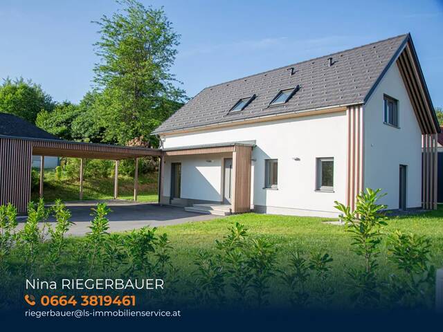 Immobilie in Reichendorf - Modernes Einfamilienhaus mit hochwertiger Ausstattung in zentraler Ruhelage von Pischelsdorf - Bild 0
