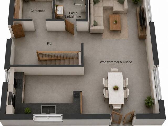 Immobilie in Trofaiach - Trofaiach: Modernes Einfamilienhaus mit 4 Zimmer, 2 Bäder und großzügigem Grundstück - Bild 1