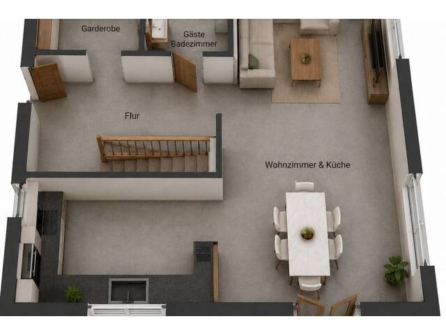 Immobilie in Trofaiach - Trofaiach: Modernes Einfamilienhaus mit 4 Zimmer, 2 Bäder und großzügigem Grundstück - Bild 4