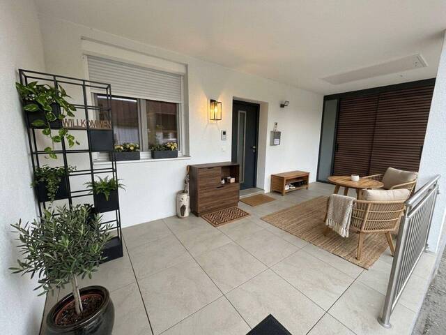 Immobilie in Diersbach - Möblierte Moderne 4-Zi-Terrassenwohnung in Diersbach, 117m², 2 Stellplätze, Fußbodenheizung - Bild 0