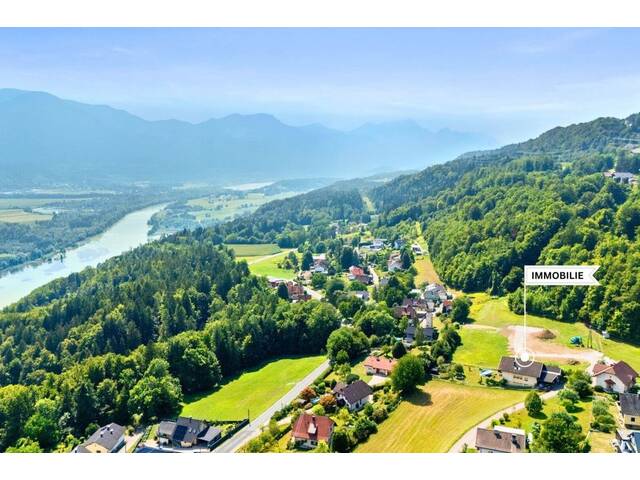 Immobilie in Köttmannsdorf - Gemütliches Landhaus mit zwei großen Wohnungen, toller Aussicht und weitläufigem Grundstück, 1.313 m², südlich von Klagenfurt - Bild 4