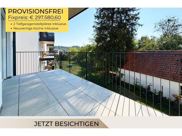 Immobilie in Lieboch - Lieboch! Traumhafte Neubau-Balkonwohnung - Großer Balkon | 2 TG-Plätze | Provisionsfrei! - Bild 3