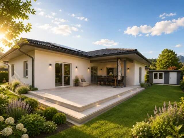 Immobilie in Sachsenburg - Ihr neues Zuhause in Sachsenburg-Moderner Neubau-Bungalow für die ganze Familie - Bild 3